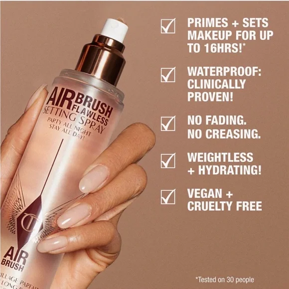 NWT - Charlotte Tilbury Airbrush Setting Spray - Picture 8 of 10